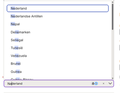 ZoekfunctieCrediteurenLand