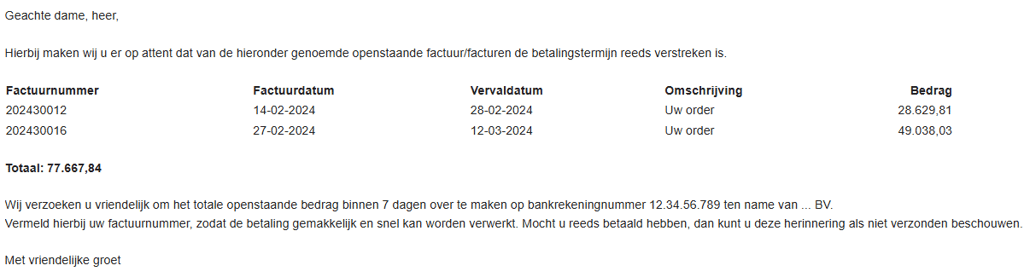 aanmaning