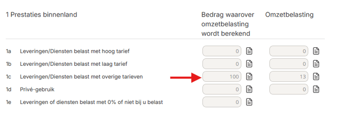 Overig tarief op btw-aangifte-1