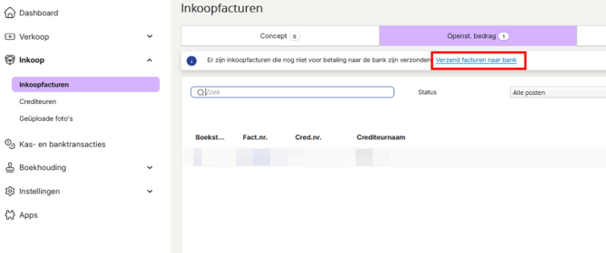 Verzend facturen naar bank-1